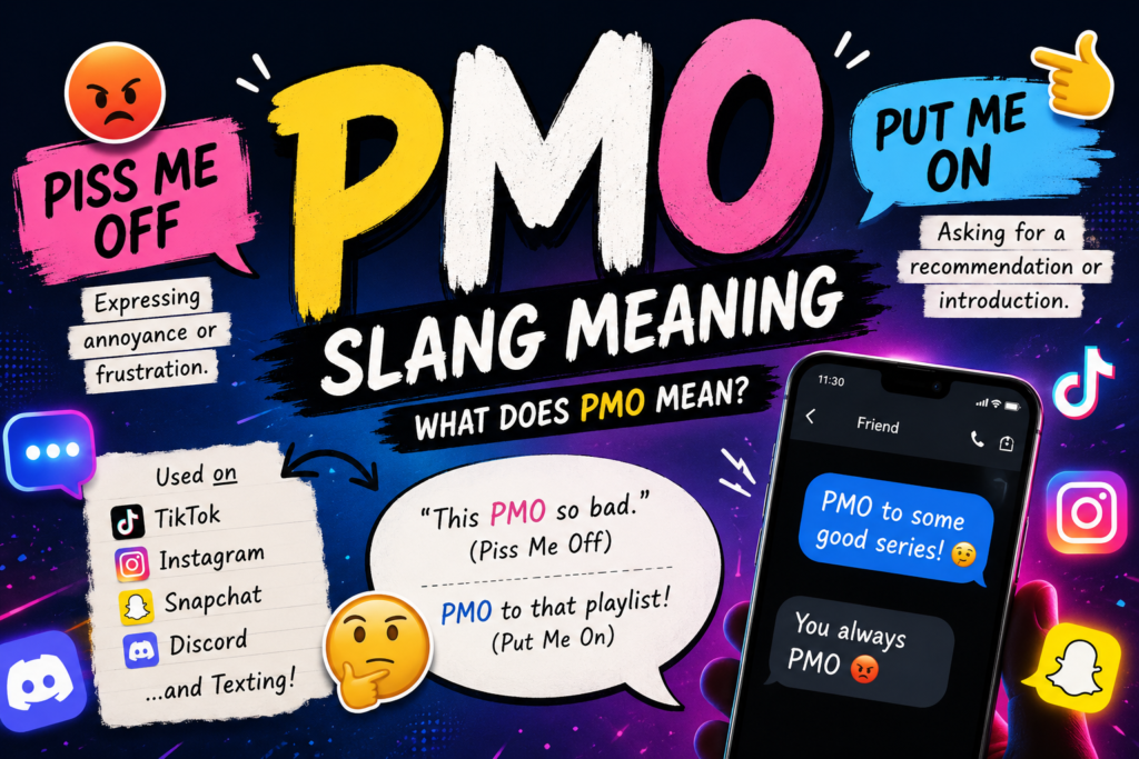 What Does PMO Slang Mean
