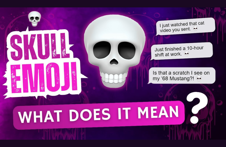 What does skull emoji mean