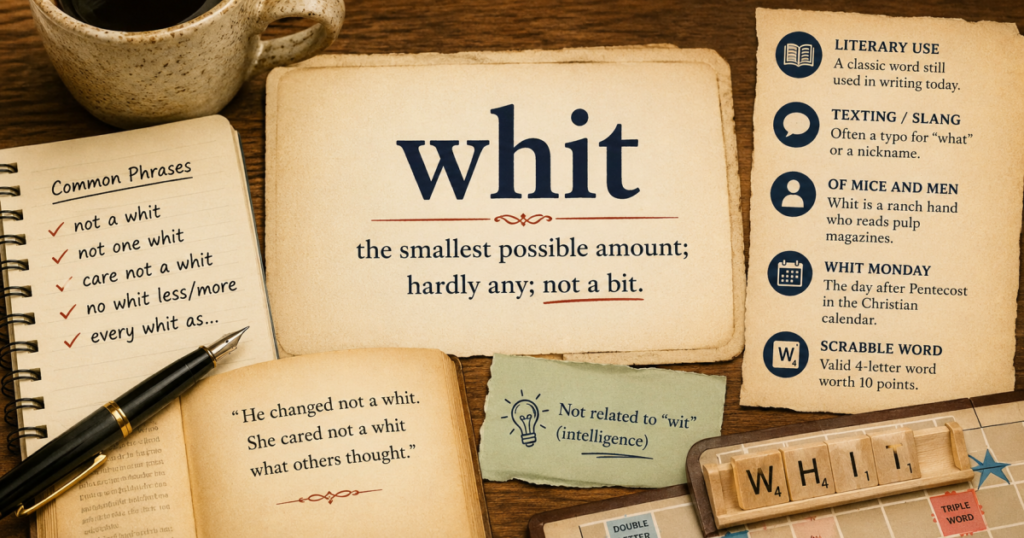 Whit Meaning