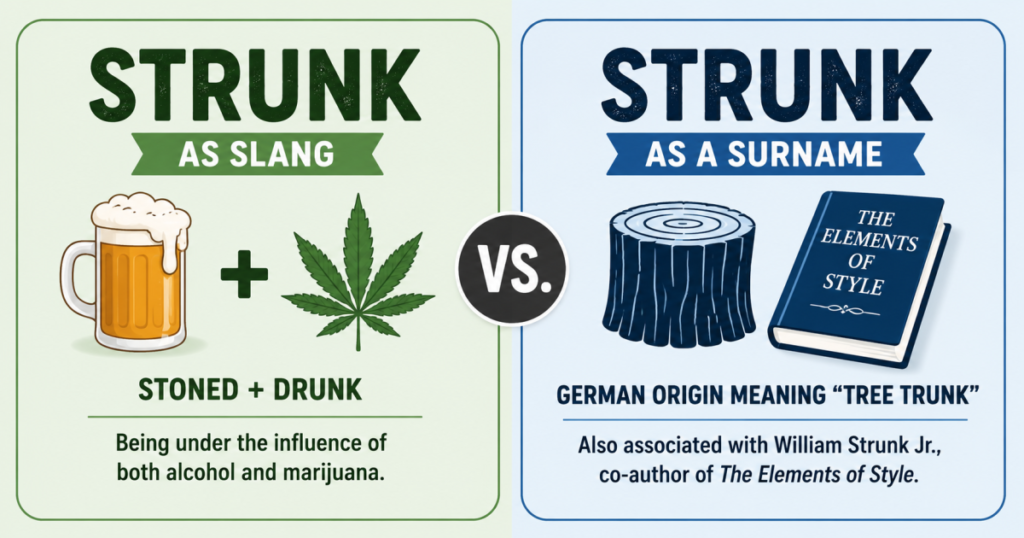 Strunk Meaning