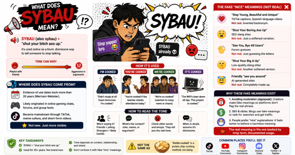 SYBAU Meaning